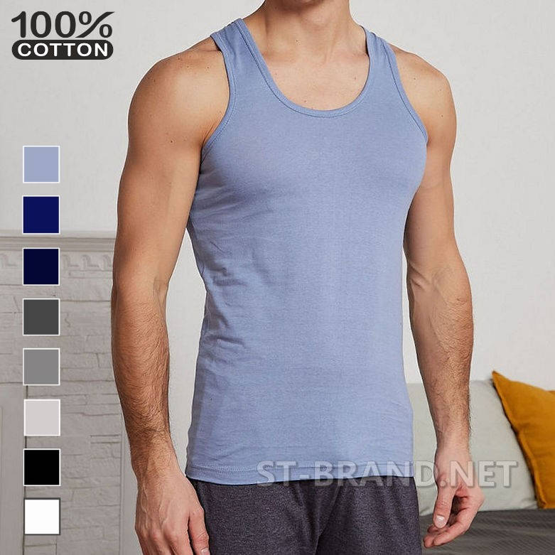 Размеры: L,2XL,3XL. Мужская майка хорошего качества 100% хлопок - серо-голубая
Размеры: L,2XL,3XL. Мужская майка хорошего качества 100% хлопок - серо-голубая