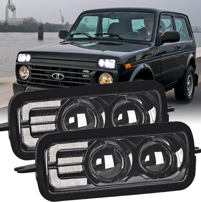 Противотуманные фары Loyo LD Lada Лада ВАЗ Lada Niva (2 шт) LED, 12-30 В, 62 Вт, Черный
Противотуманные фары Loyo LD Lada Лада ВАЗ Lada Niva (2 шт) LED, 12-30 В, 62 Вт, Черный
