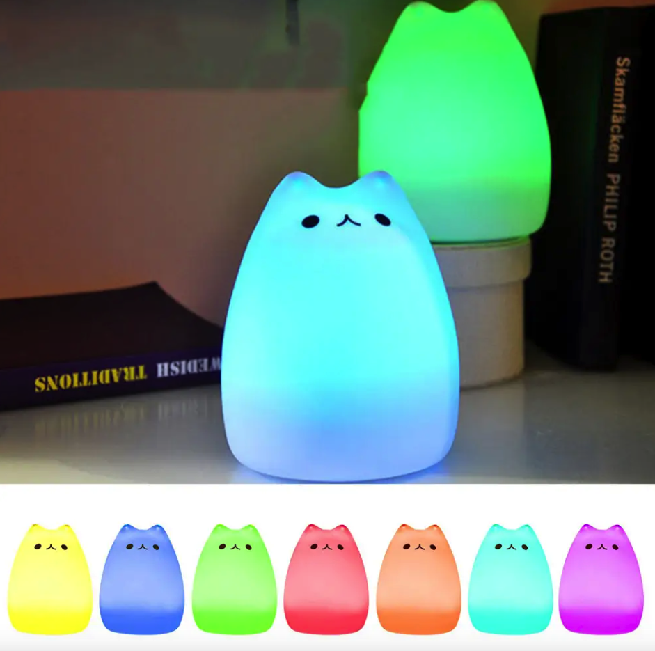 Силиконовый детский ночник "Котик" от USB 7 режимов / Светильник со встроенным аккумулятором, Белый
Силиконовый детский ночник "Котик" от USB 7 режимов / Светильник со встроенным аккумулятором, Белый