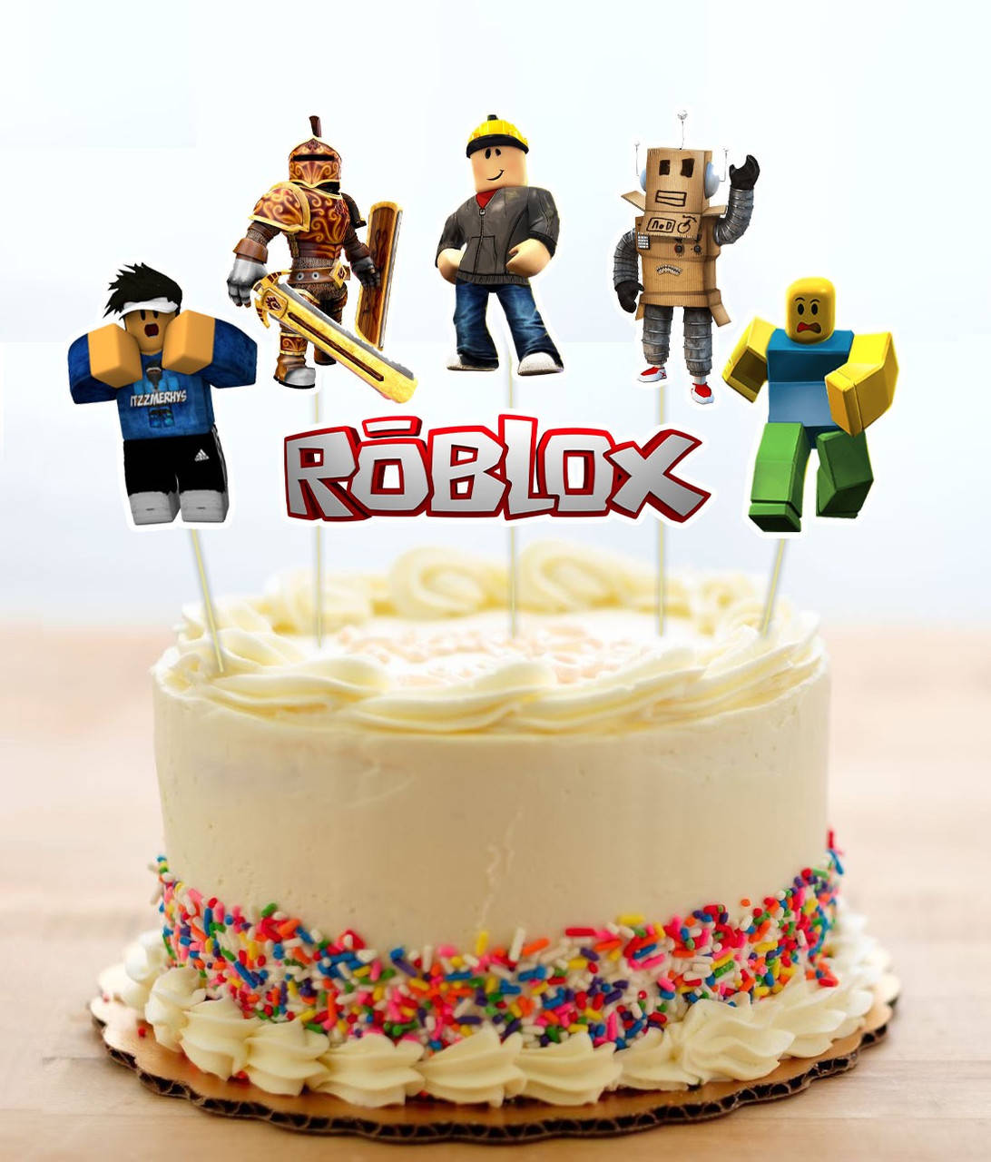 Набор средние топперы в торт (8см, 6шт./уп.) вырубка "Роблокс / ROBLOX"(роботы) (КАРТОН)
Набор средние топперы в торт (8см, 6шт./уп.) вырубка "Роблокс / ROBLOX"(роботы) (КАРТОН)