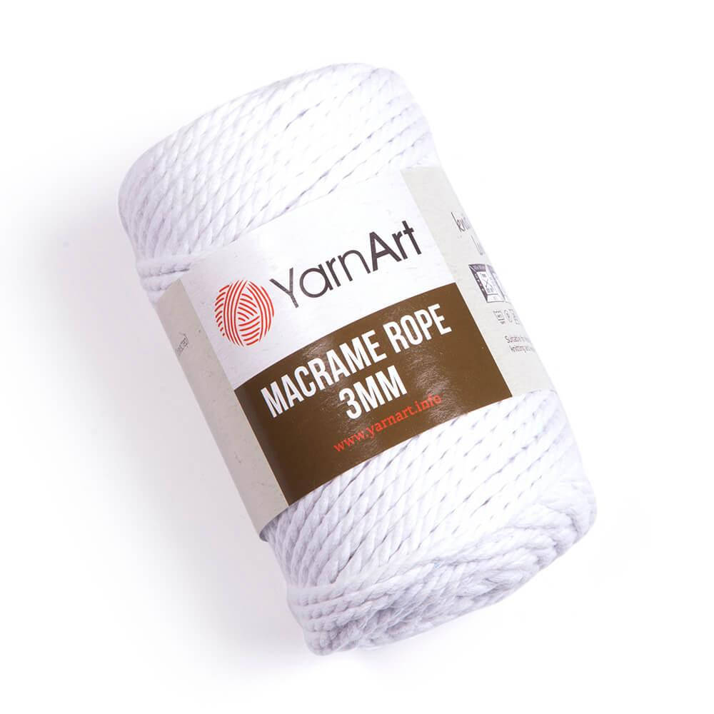 Yarnart Macrame Rope 3 мм № 751 белый ( Ярн Арт макраме Роп 3 мм пряжа, нитки для вязания)
Yarnart Macrame Rope 3 мм № 751 белый ( Ярн Арт макраме Роп 3 мм пряжа, нитки для вязания)