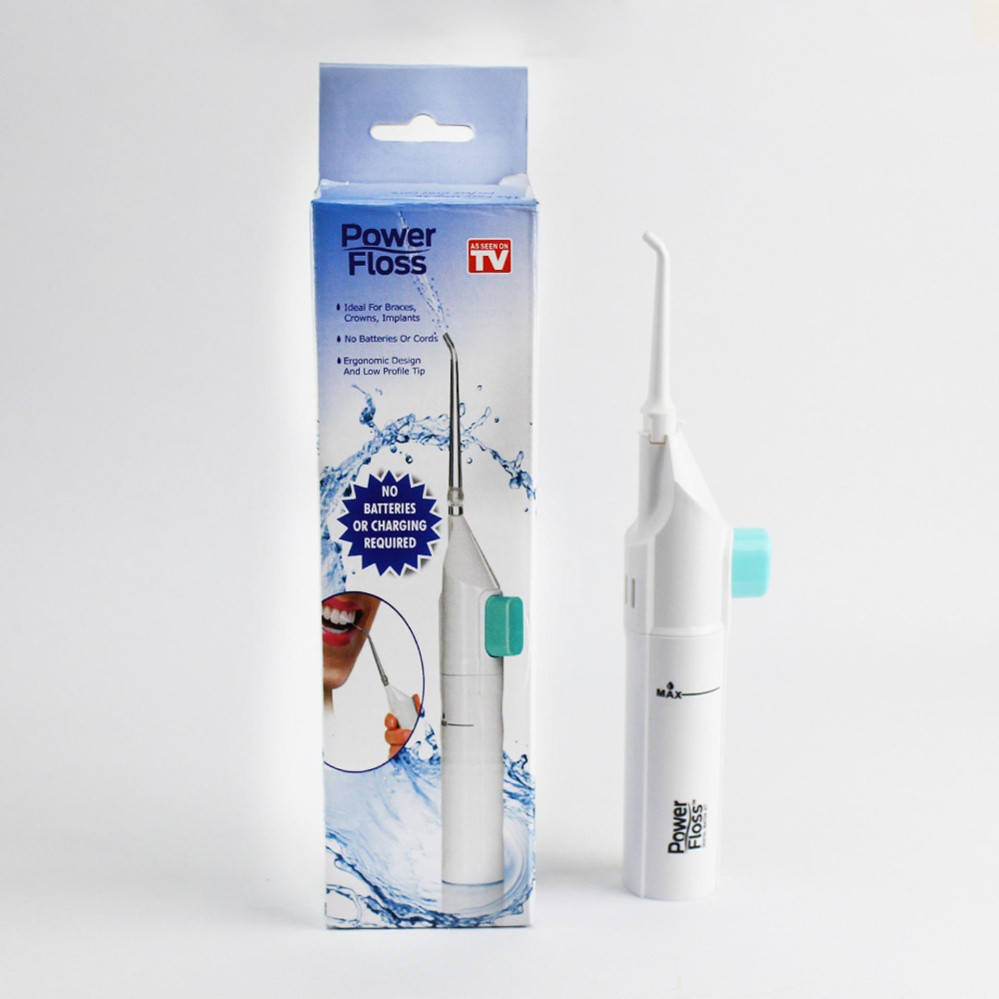 Портативный механический ирригатор SUNROZ Power Floss для дополнительной очистки зубов Белый (1000037)
Портативный механический ирригатор SUNROZ Power Floss для дополнительной очистки зубов Белый (1000037)