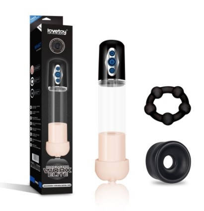 Автоматическая перезаряжаемая вакуумна помпа с 2 насадками Maximizer Worx Elite Rechargeable Pump, Прозрачный
Автоматическая перезаряжаемая вакуумна помпа с 2 насадками Maximizer Worx Elite Rechargeable Pump, Прозрачный