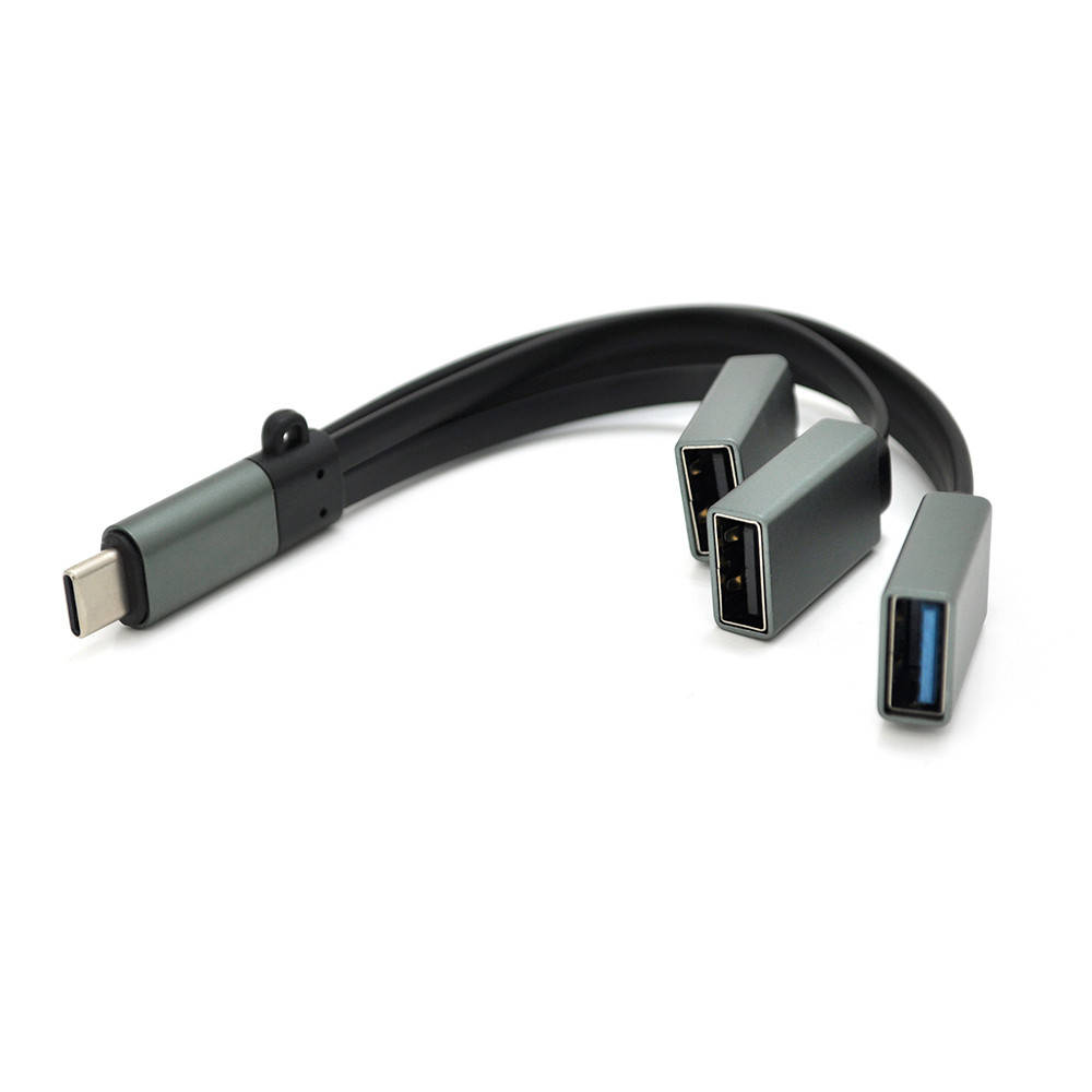 Перехідник VEGGIEG TC-301 USB3.0(AF) + USB2.0(AF) + USB2.0(AF) OTG => Type-C(M), Black, Пакет
Перехідник VEGGIEG TC-301 USB3.0(AF) + USB2.0(AF) + USB2.0(AF) OTG => Type-C(M), Black, Пакет