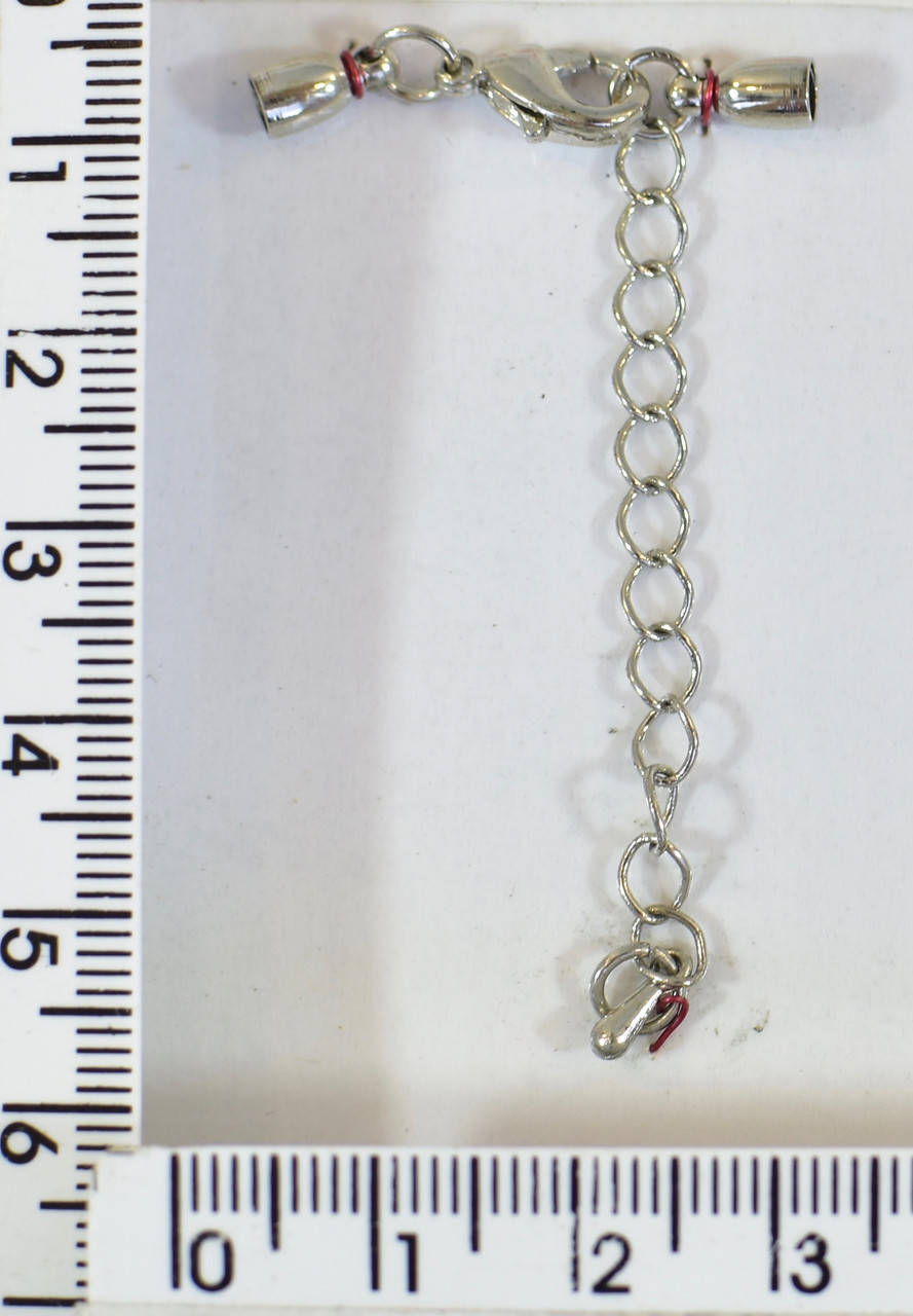 Концевик с застежкой на шнур 3мм т.сереб уп=20шт
Концевик с застежкой на шнур 3мм т.сереб уп=20шт