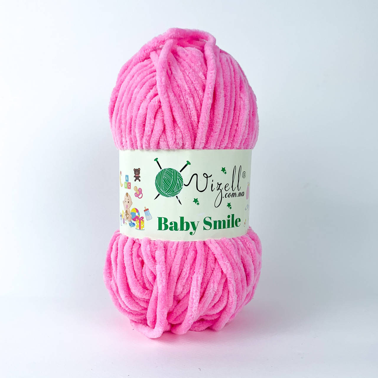 Vizell Baby Smile (Визелл Беби Смаил) № 011 розовый (Пряжа плюшевая, нитки велюр для вязания)
Vizell Baby Smile (Визелл Беби Смаил) № 011 розовый (Пряжа плюшевая, нитки велюр для вязания)