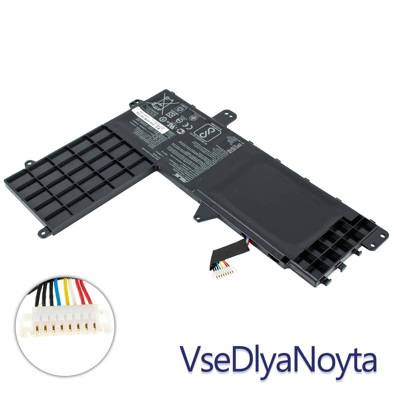 Оригинальная батарея для ноутбука Asus B21N1506 Long Cable (коннектор 5см от края, EeeBook E502MA, E502SA,
Оригинальная батарея для ноутбука Asus B21N1506 Long Cable (коннектор 5см от края, EeeBook E502MA, E502SA,