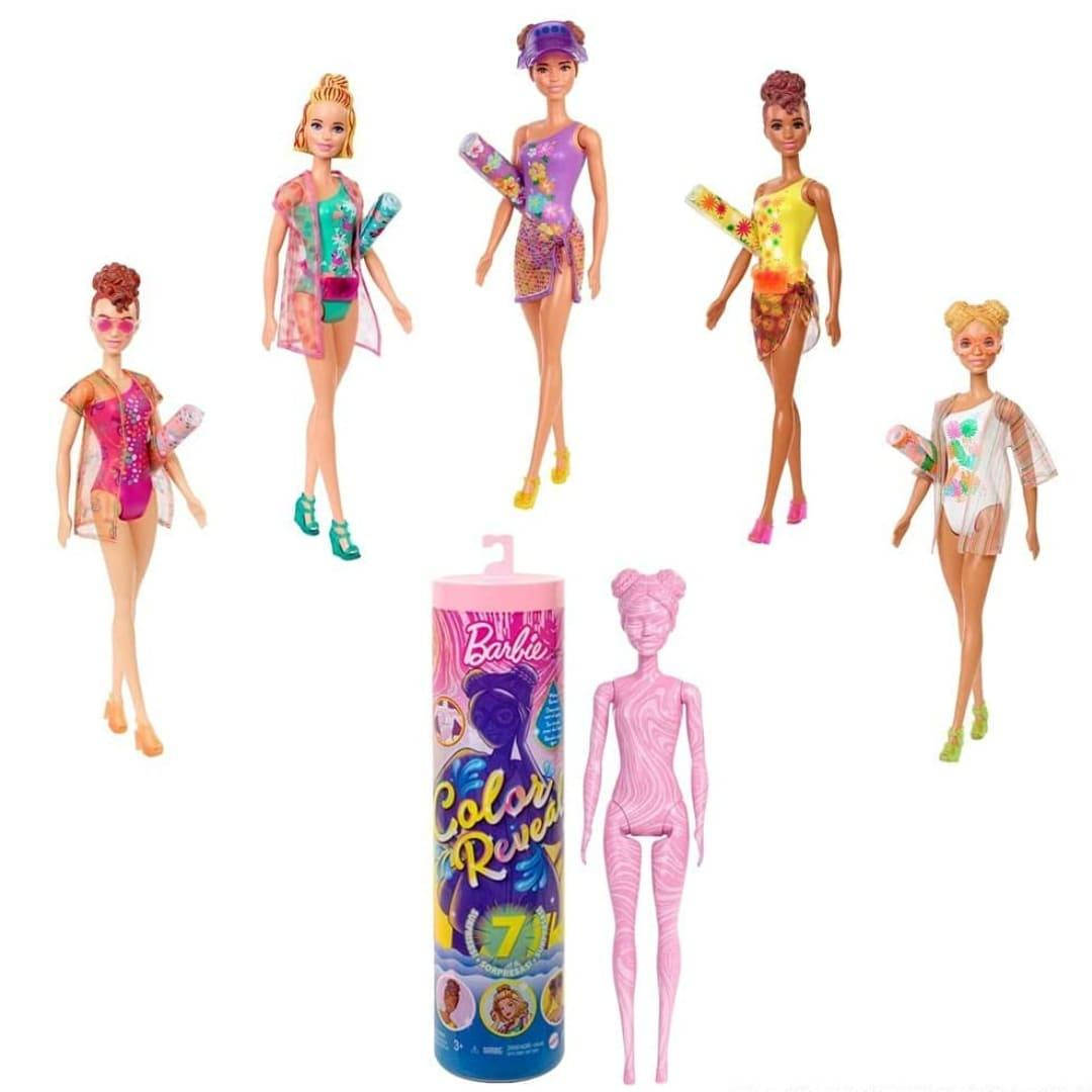 Кукла Барби цветной сюрприз Barbie Color Reveal Doll with 7 Surprises 
Кукла Барби цветной сюрприз Barbie Color Reveal Doll with 7 Surprises