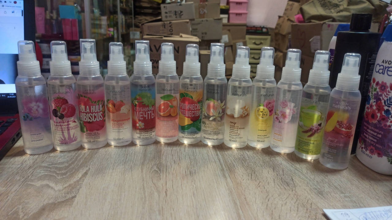 Увлажняющие лосьоны спреи для тела Naturals, по 100 мл. На выбор из наличия читайте в описании, 10 шт в наборе
Увлажняющие лосьоны спреи для тела Naturals, по 100 мл. На выбор из наличия читайте в описании, 10 шт в наборе