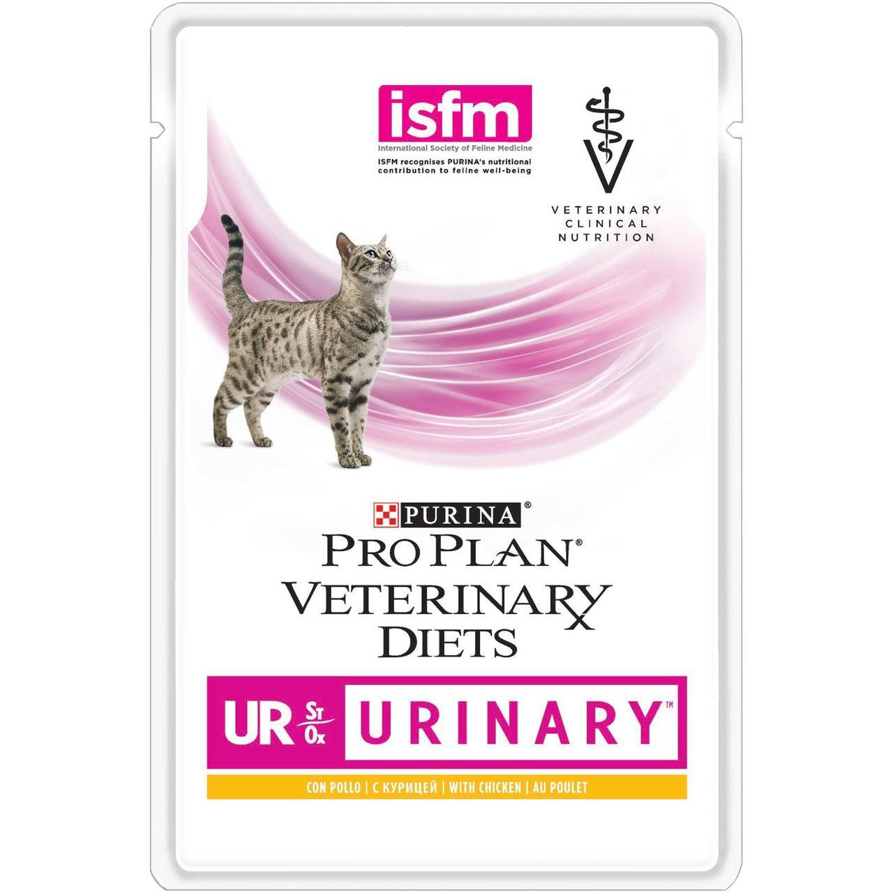 Purina Pro Plan Veterinary Diets UR лечебный корм для кошек c мочекаменной болезнью 85г*10шт (курица)
Purina Pro Plan Veterinary Diets UR лечебный корм для кошек c мочекаменной болезнью 85г*10шт (курица)
