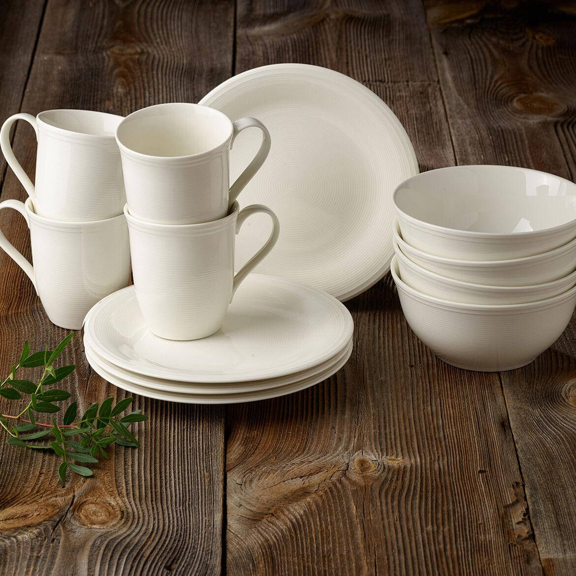Набор столовой посуды Villeroy & Boch Color Loop Vivo Natural на 4 персоны 12 предметов фарфор белый
Набор столовой посуды Villeroy & Boch Color Loop Vivo Natural на 4 персоны 12 предметов фарфор белый