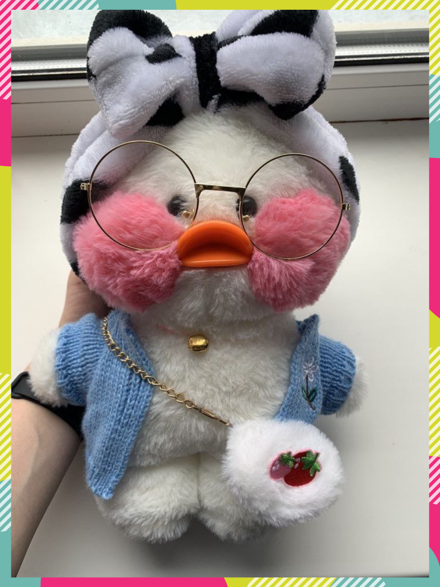 Оригинал Мягкая Игрушка Утка Лалафанфан в одежде Cafe mimi duck LaLafanfan 30 см Уточка черно-белый бант
Оригинал Мягкая Игрушка Утка Лалафанфан в одежде Cafe mimi duck LaLafanfan 30 см Уточка черно-белый бант
