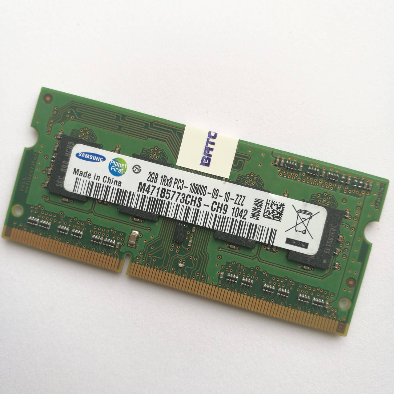Оперативная память для ноутбука Samsung SODIMM DDR3 2Gb 1333MHz 10600S CL9 (M471B5773CHS-CH9) Б/У
Оперативная память для ноутбука Samsung SODIMM DDR3 2Gb 1333MHz 10600S CL9 (M471B5773CHS-CH9) Б/У