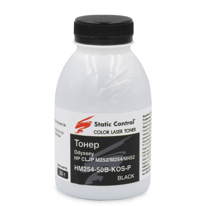 Тонер Odyssey HP CLJP M252/M254/M452 50г black (фасованный) Static Control (HM254-50B-KOS-P) 
Тонер Odyssey HP CLJP M252/M254/M452 50г black (фасованный) Static Control (HM254-50B-KOS-P)