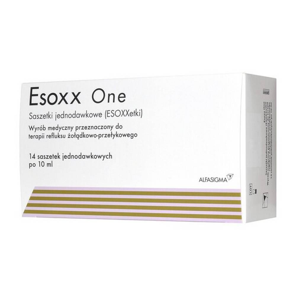 Esoxx One - для быстрой нейтрализации симптомов желудочно-пищеводного рефлюкса, 14 саше
Esoxx One - для быстрой нейтрализации симптомов желудочно-пищеводного рефлюкса, 14 саше