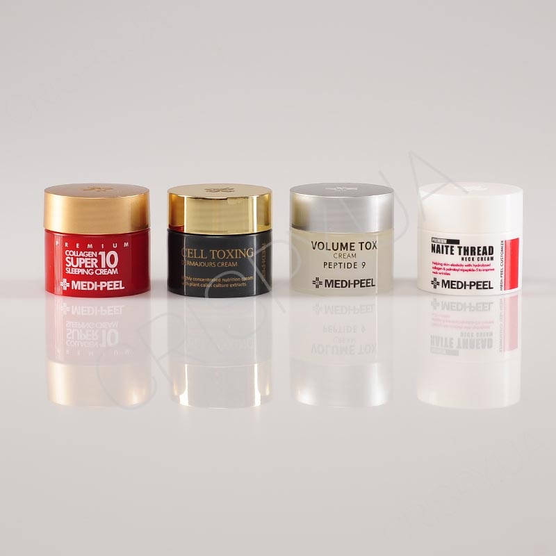 Набор мини-версий омолаживающих кремов Medi-Peel Signature Cream Trial Kit - 4 предмета
Набор мини-версий омолаживающих кремов Medi-Peel Signature Cream Trial Kit - 4 предмета