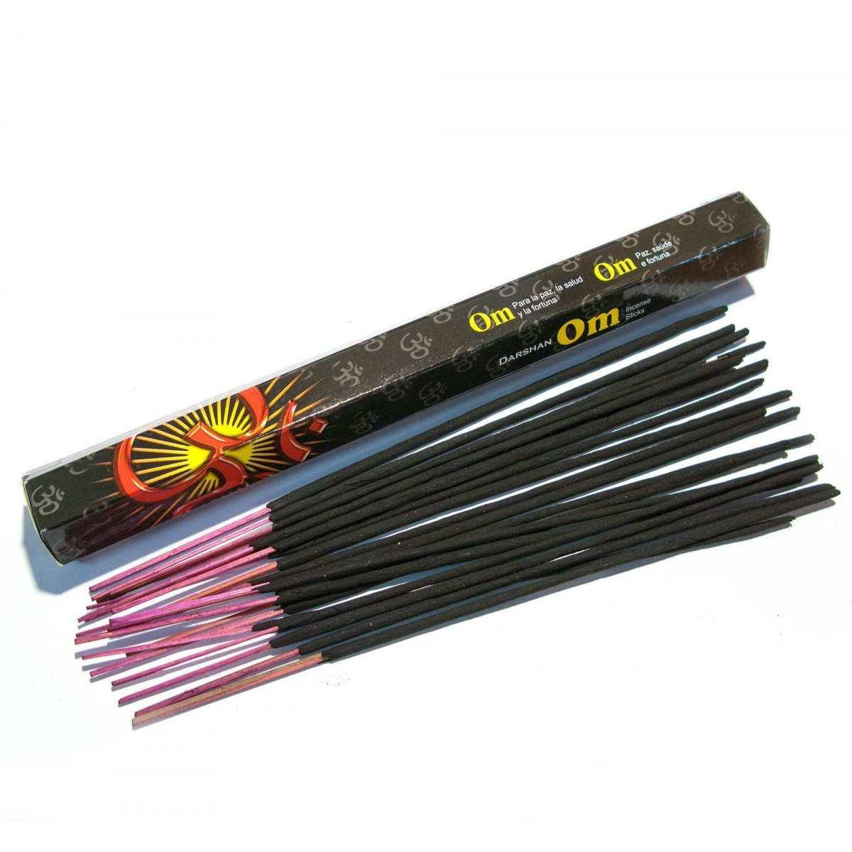 Аромапалочки Om (Ом)(Darshan) шестигранник 20 палочек 
Аромапалочки Om (Ом)(Darshan) шестигранник 20 палочек