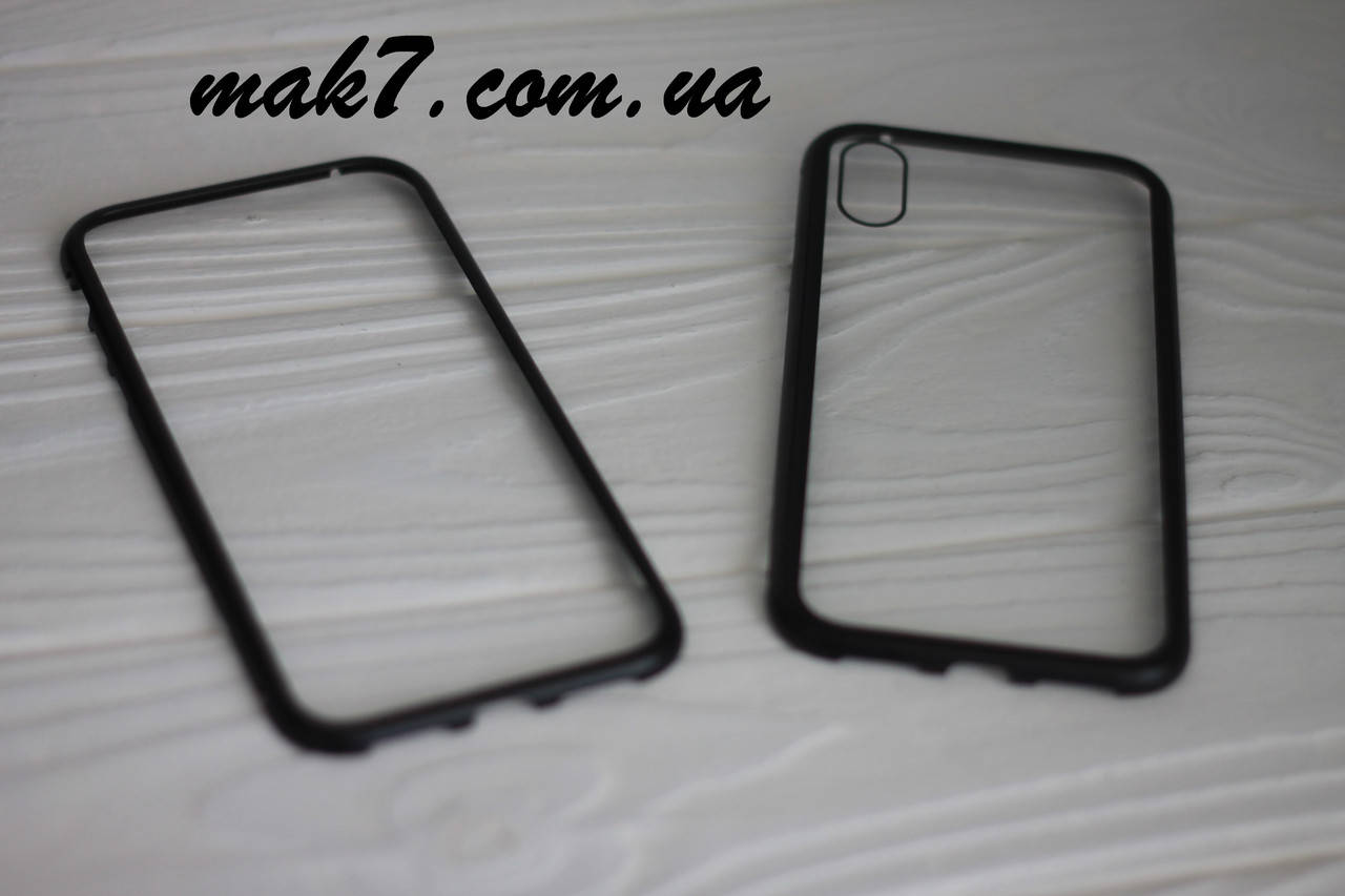 Магнитный Чехол для Iphone X/XS Magnetic case стекляный в комплекте со стеклом чорный, Черный
Магнитный Чехол для Iphone X/XS Magnetic case стекляный в комплекте со стеклом чорный, Черный