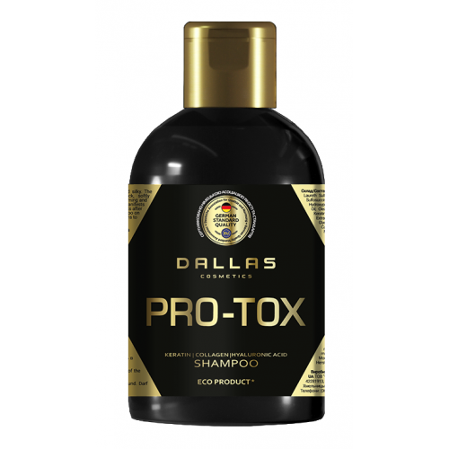 Шампунь для волос с кератином, коллагеном и гиалуроновой кислотой 1000 мл Hair Pro-Tox Dallas 723314
Шампунь для волос с кератином, коллагеном и гиалуроновой кислотой 1000 мл Hair Pro-Tox Dallas 723314