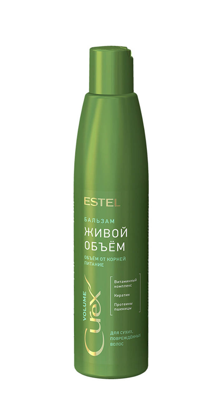 Бальзам "Живой объем" для сухих, поврежденных волос Estel Professional Curex Volume, 250 мл
Бальзам "Живой объем" для сухих, поврежденных волос Estel Professional Curex Volume, 250 мл