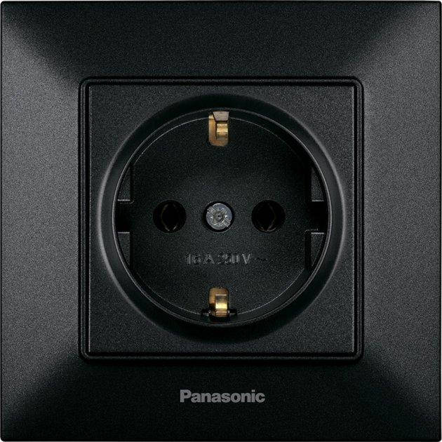 Panasonic Розетка Panasonic Arkedia Slim із заземленням, швидкий монтаж, чорна WNTC03022BL-UA
Panasonic Розетка Panasonic Arkedia Slim із заземленням, швидкий монтаж, чорна WNTC03022BL-UA