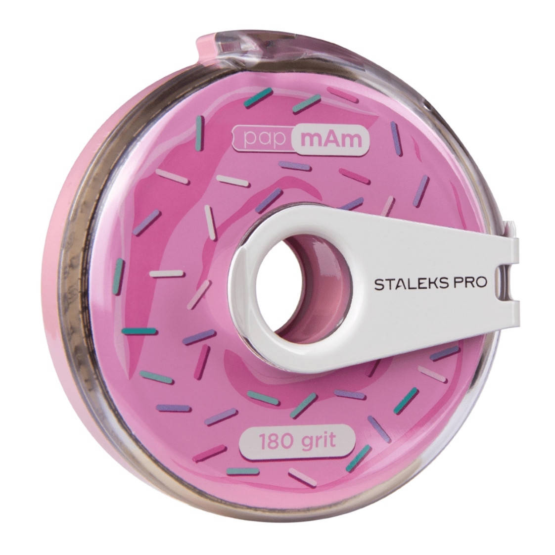 Сменный файл-лента с клипсой для пилок papmAm Staleks PRO Bobbi Nail пончик 180 грит, 6 м
Сменный файл-лента с клипсой для пилок papmAm Staleks PRO Bobbi Nail пончик 180 грит, 6 м