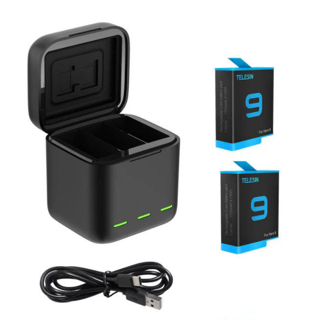 Зарядный бокс TELESIN для 3-х батарей GoPro Hero 10 и Hero 9 Black GP-BNC-901 Зарядное устройство GP-BNC-901+аккумулятор для Gopro 9 (2шт.)
Зарядный бокс TELESIN для 3-х батарей GoPro Hero 10 и Hero 9 Black GP-BNC-901 Зарядное устройство GP-BNC-901+аккумулятор для Gopro 9 (2шт.)