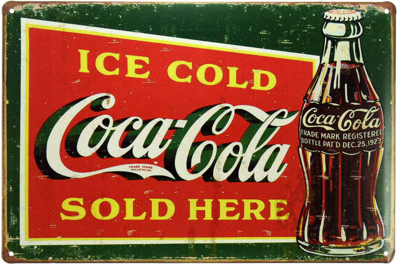 Металлическая табличка "Здесь Продаётся Холодная Кока-Кола / Ice Cold Coca-Cola Sold Here" (ms-00851)
Металлическая табличка "Здесь Продаётся Холодная Кока-Кола / Ice Cold Coca-Cola Sold Here" (ms-00851)