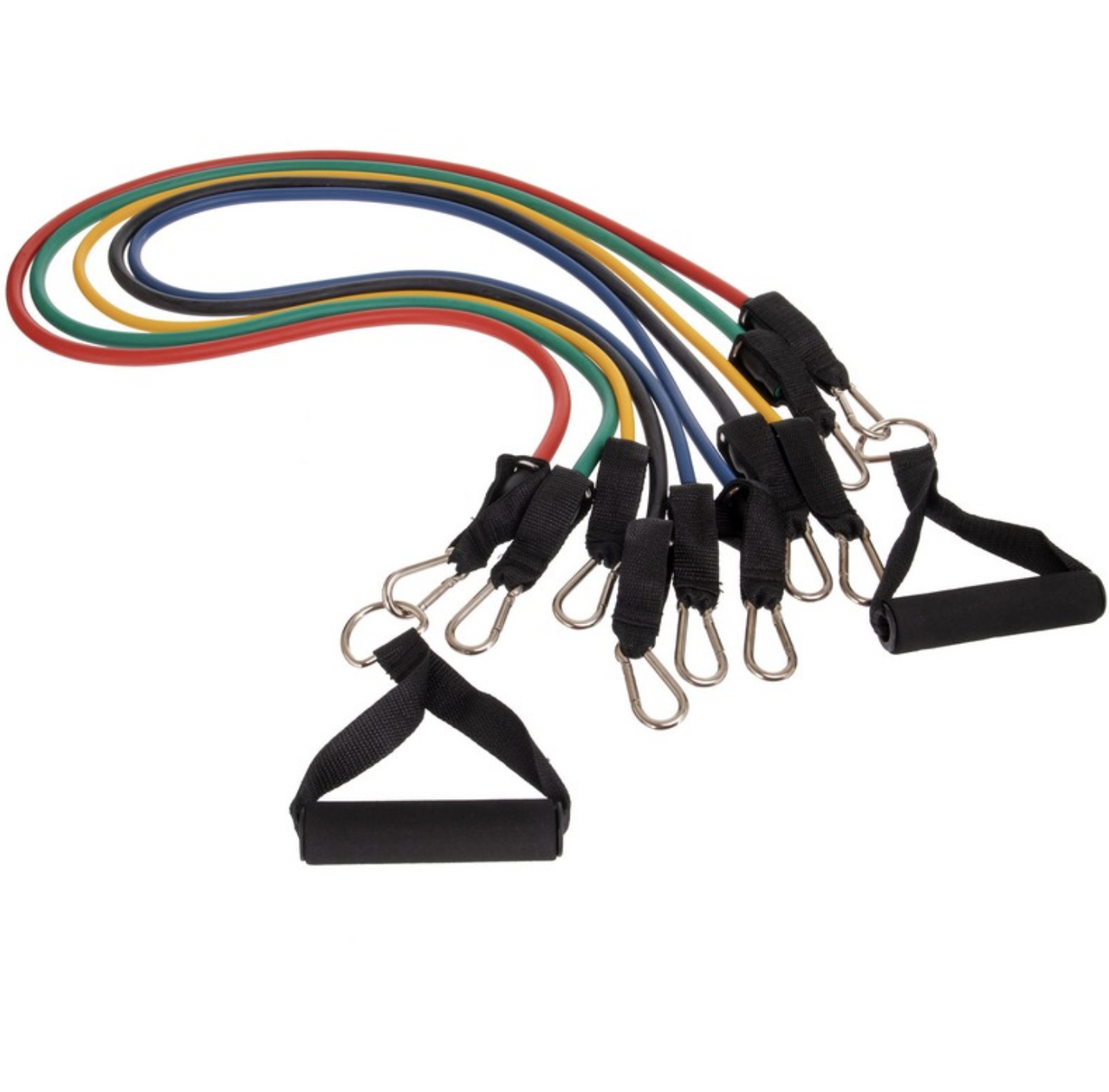 Эспандер трубчатый для фитнеса многофункциональный 5 жгутов Resistance Band / Домашний тренажер для всех мышц
Эспандер трубчатый для фитнеса многофункциональный 5 жгутов Resistance Band / Домашний тренажер для всех мышц