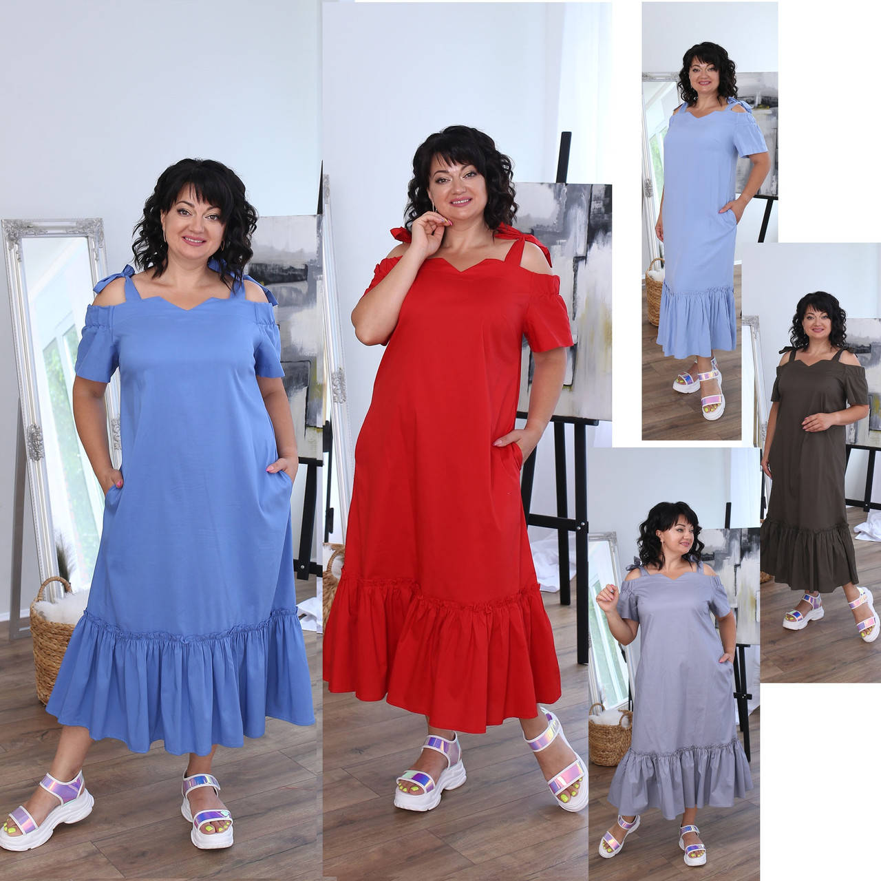 Модные летние платья большие размеры (размеры 52-58)
Модные летние платья большие размеры (размеры 52-58)