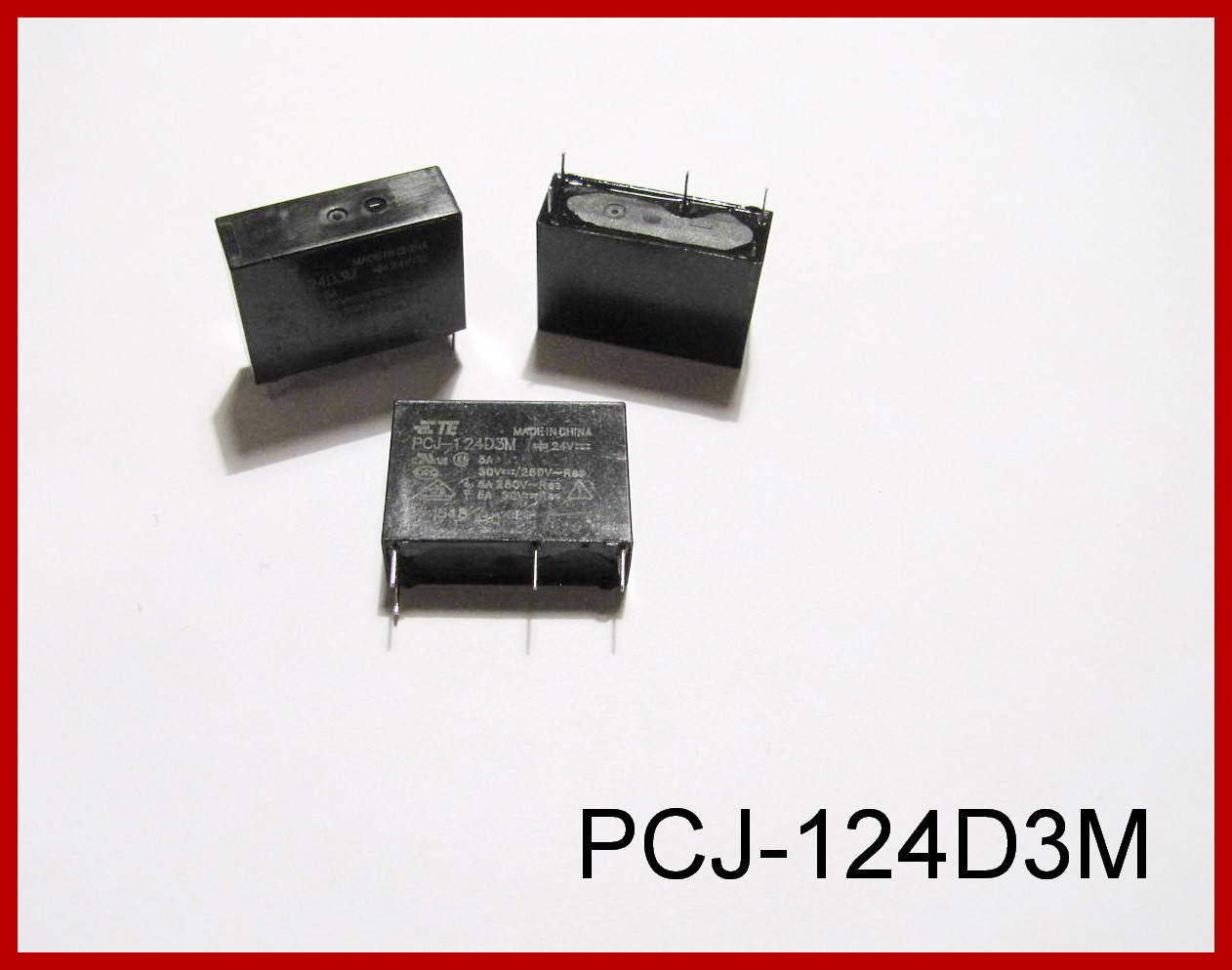 Реле PCJ-124D3M, 24V, 5 А. 
Реле PCJ-124D3M, 24V, 5 А.