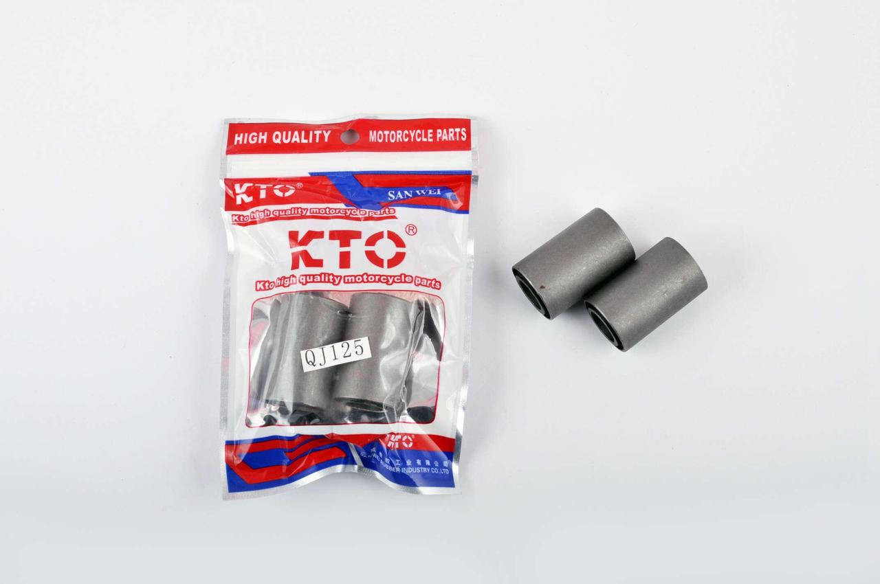 Сайлентблоки (пара) 26*41/43*14 (D*L*d) KTO (маятника 4T CB/CG 125/150)
Сайлентблоки (пара) 26*41/43*14 (D*L*d) KTO (маятника 4T CB/CG 125/150)