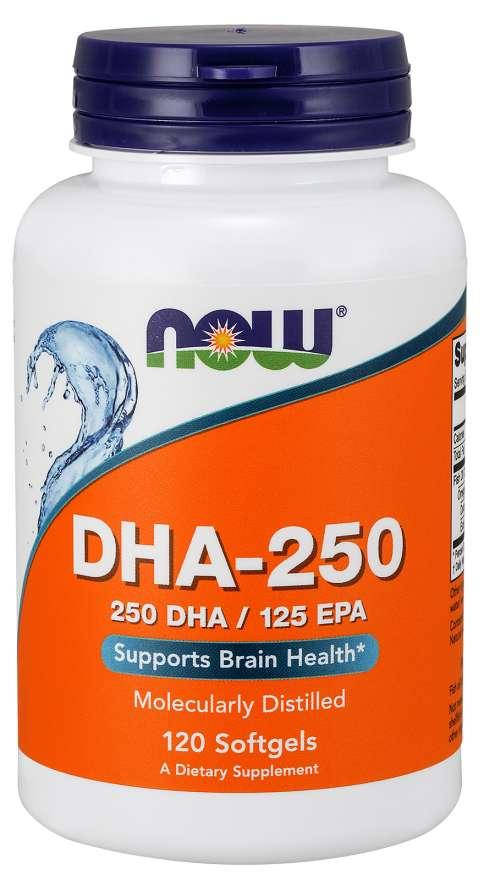 NOW Foods DHA-250 120 капсул 
NOW Foods DHA-250 120 капсул