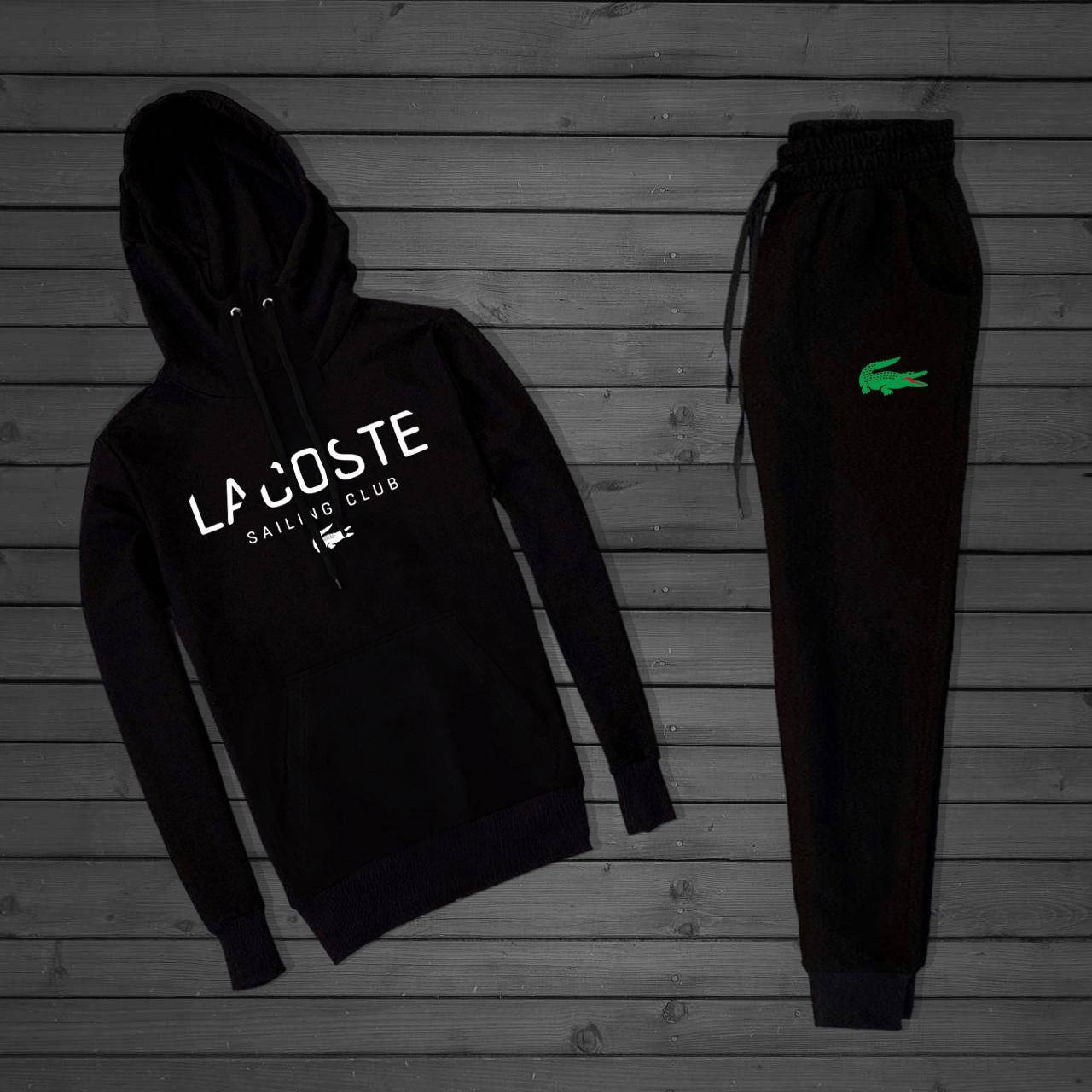 Мужской Черный Спортивный Костюм Lacoste с Большим Логотипом на Груди | Худи и штаны Лакост Черные
Мужской Черный Спортивный Костюм Lacoste с Большим Логотипом на Груди | Худи и штаны Лакост Черные