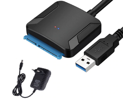 Переходник для жесткого диска USB 3.0 - SATA, 2.5", 3,5" с блоком питания SSD жесткий диск конвертер адаптер, Черный
Переходник для жесткого диска USB 3.0 - SATA, 2.5", 3,5" с блоком питания SSD жесткий диск конвертер адаптер, Черный