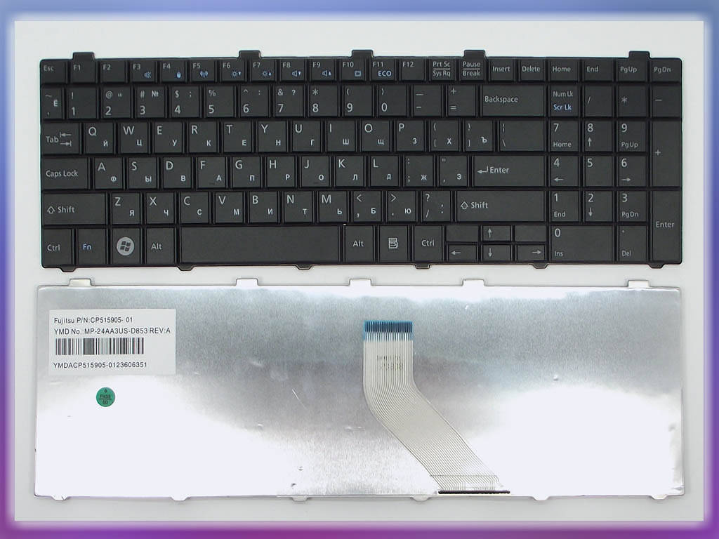 Клавиатура для Fujitsu Lifebook A530, A531, AH512, AH530, AH531, NH751 ( RU Black )., Черный
Клавиатура для Fujitsu Lifebook A530, A531, AH512, AH530, AH531, NH751 ( RU Black )., Черный