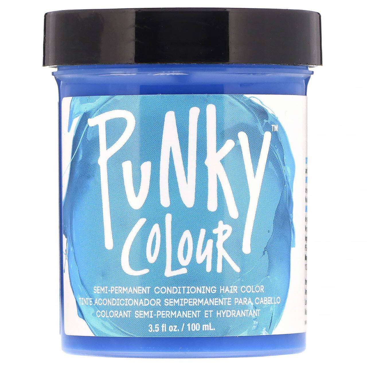 Punky Colour, Semi-Permanent Conditioning Hair Color, Lagoon Blue, 3.5 fl oz (100 ml)
Punky Colour, Semi-Permanent Conditioning Hair Color, Lagoon Blue, 3.5 fl oz (100 ml)