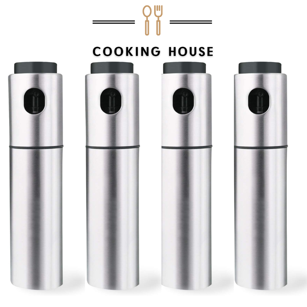 Набор металических распылителей для масла и уксуса Cooking House спрей-дозатор для заправки салатов 4шт, Светло-серый
Набор металических распылителей для масла и уксуса Cooking House спрей-дозатор для заправки салатов 4шт, Светло-серый