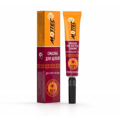 MOTTEC Смазка для цепей, для сухой погоды (туба 20 мл), коробка 
MOTTEC Смазка для цепей, для сухой погоды (туба 20 мл), коробка