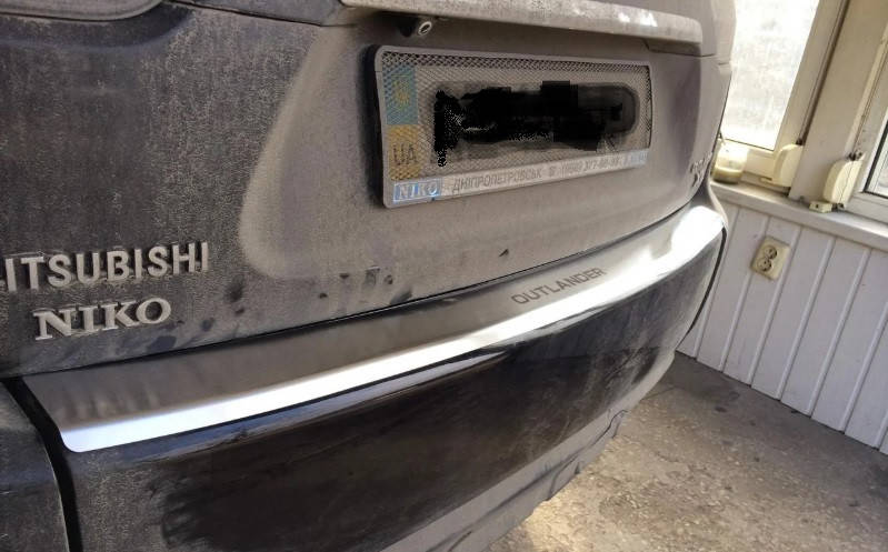 Накладка на задний бампер Mitsubishi outlander xl (митсубиси аутлендер до 2014), логотип, с загибом нерж.
Накладка на задний бампер Mitsubishi outlander xl (митсубиси аутлендер до 2014), логотип, с загибом нерж.