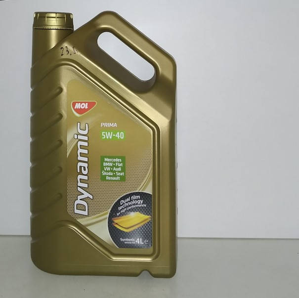 Масло моторное MOL Dynamic Prima 5w40 4л
Масло моторное MOL Dynamic Prima 5w40 4л