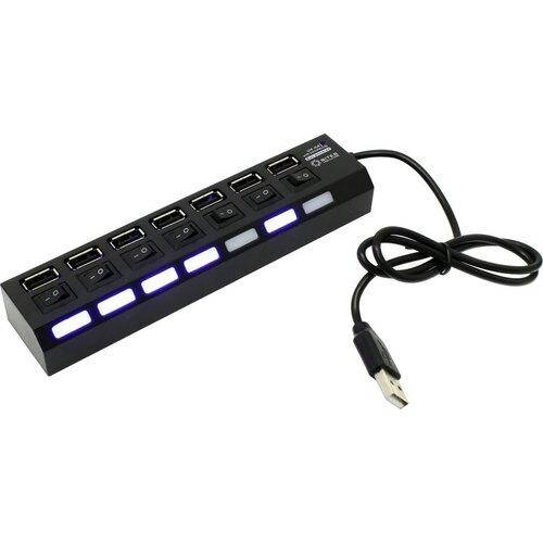 USB-hub разветвитель на 7 USB 2.0 с выключателем на каждый порт
USB-hub разветвитель на 7 USB 2.0 с выключателем на каждый порт