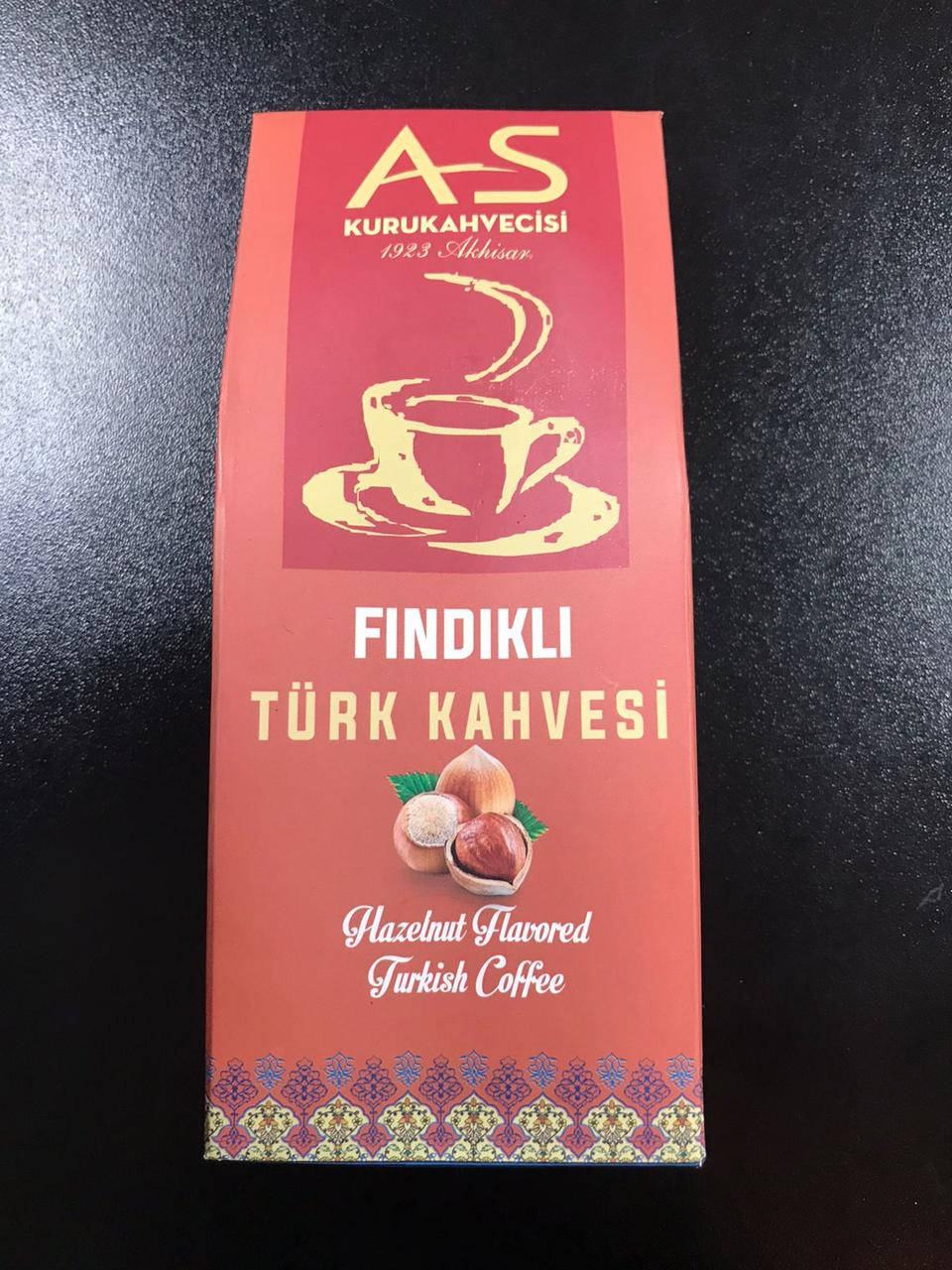 Турецкий кофе с фундуком 100г. (AS KURUKAHVECISI)
Турецкий кофе с фундуком 100г. (AS KURUKAHVECISI)