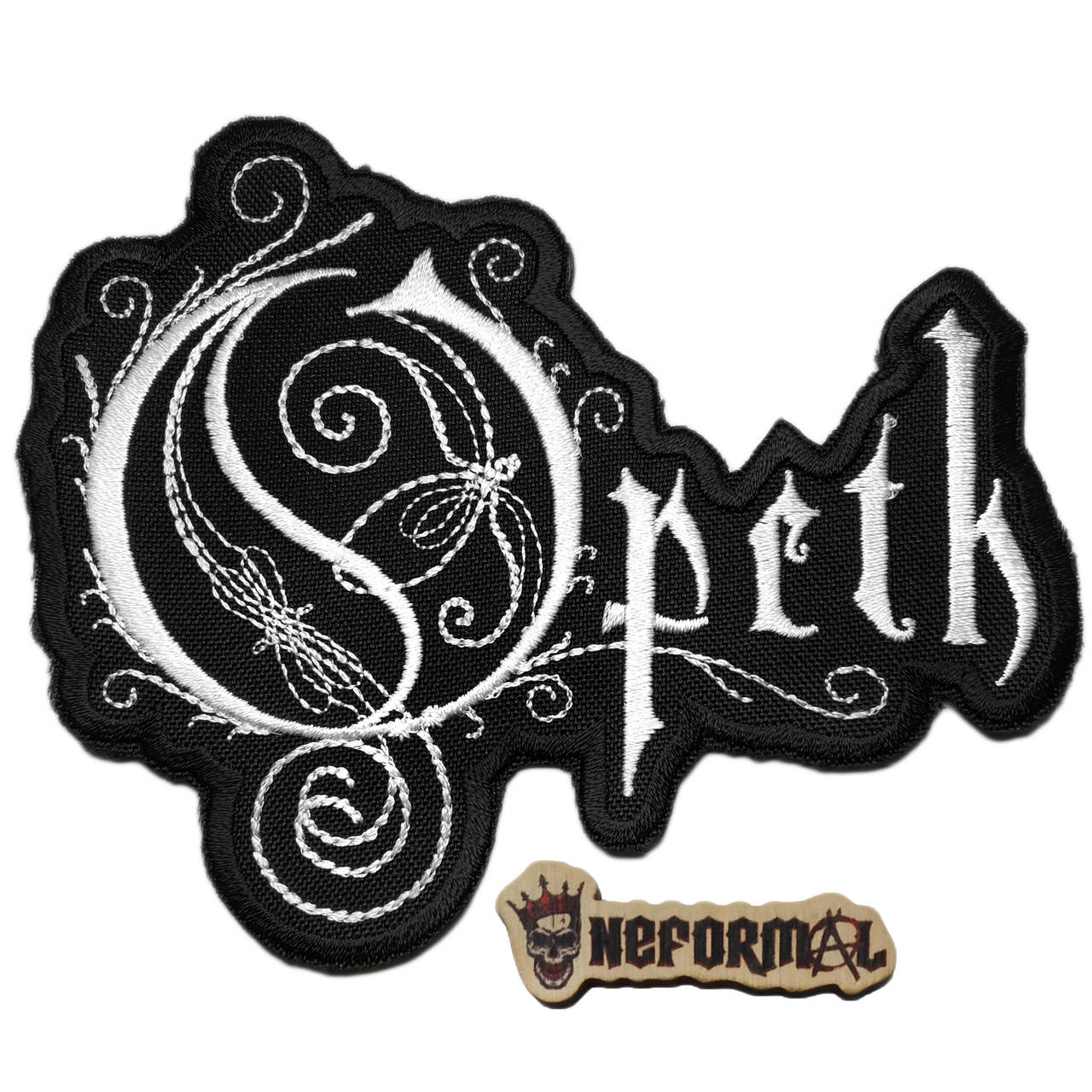 Нашивка Opeth (лого) 12х10 см., Черный
Нашивка Opeth (лого) 12х10 см., Черный