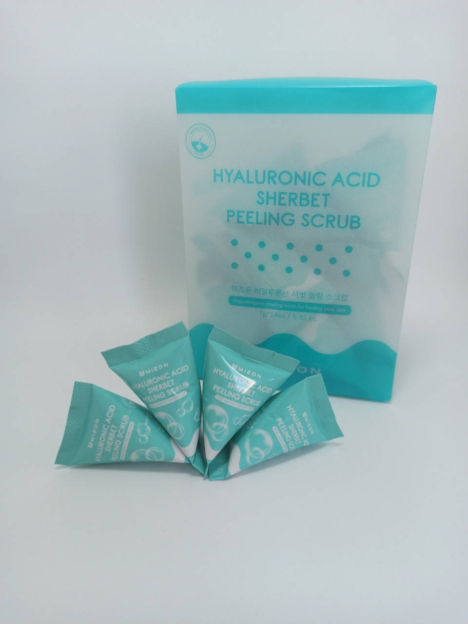 Mizon Hyaluronic Sherbet Peeling Scrub Скраб-щербет с гиалуроновой кислотой (треугольник 1 шт)
Mizon Hyaluronic Sherbet Peeling Scrub Скраб-щербет с гиалуроновой кислотой (треугольник 1 шт)