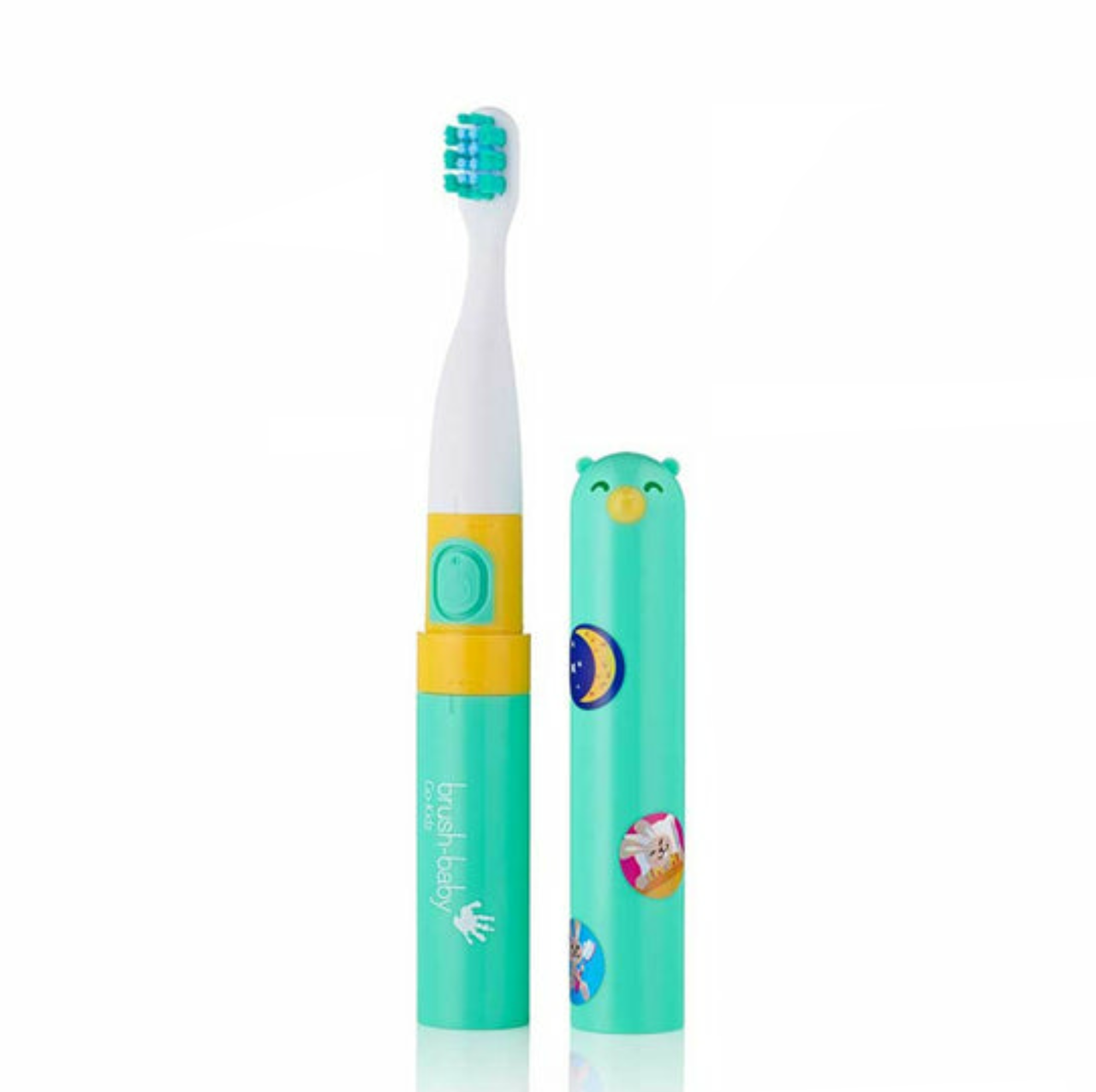 Электрическая зубная щетка Brush-Baby Go-Kidz Teal с наклейками ( от 3 лет) бирюзовая
Электрическая зубная щетка Brush-Baby Go-Kidz Teal с наклейками ( от 3 лет) бирюзовая
