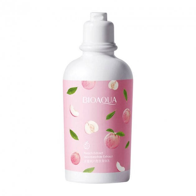 Увлажняющий лосьон для тела с экстрактом персика и центеллы азиатской Bioaqua Peach Extract Lactococcus 250 ml
Увлажняющий лосьон для тела с экстрактом персика и центеллы азиатской Bioaqua Peach Extract Lactococcus 250 ml