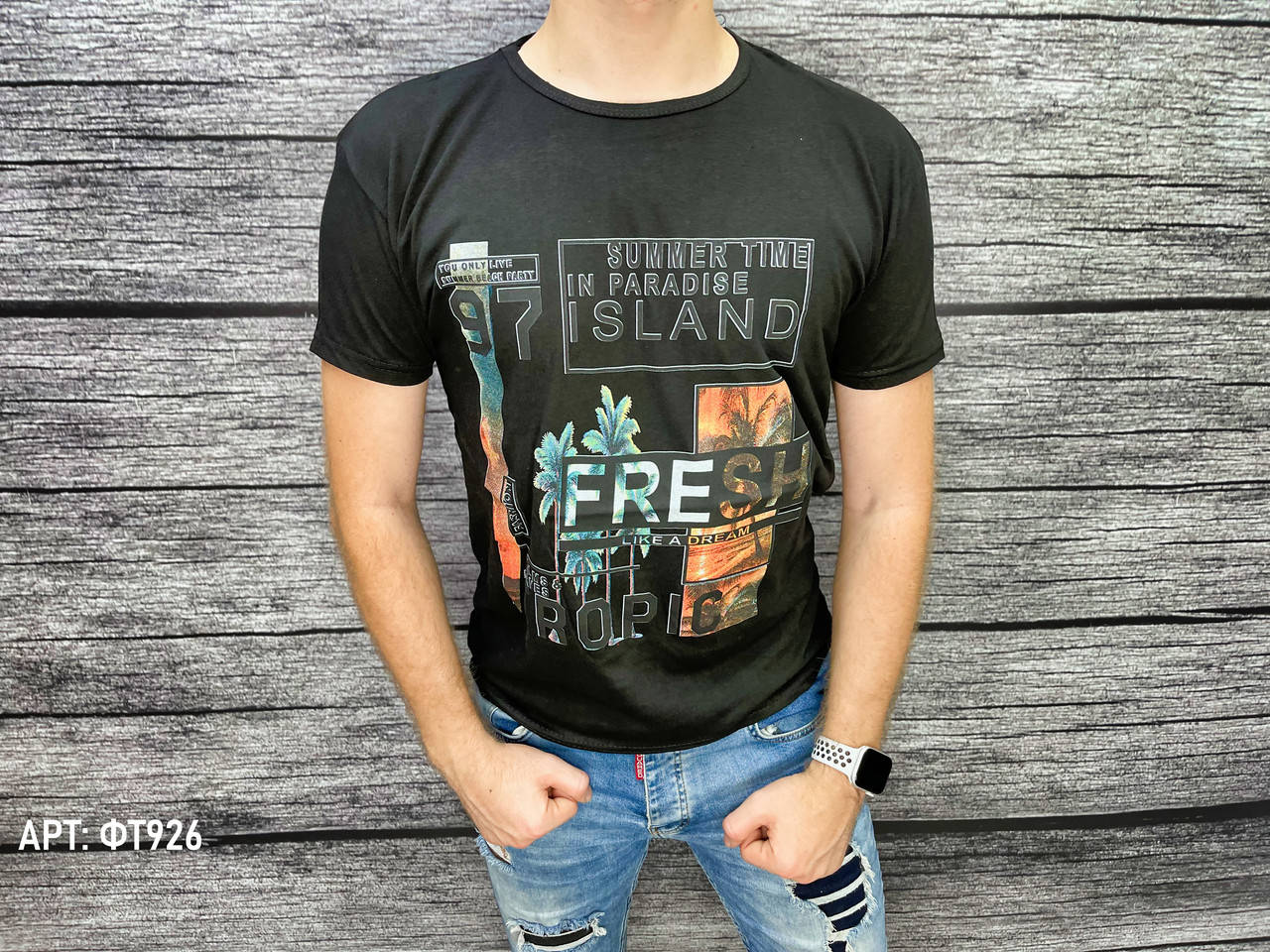 Мужская футболка. Размеры: M, L, XL, 2XL (маломерят на размер)