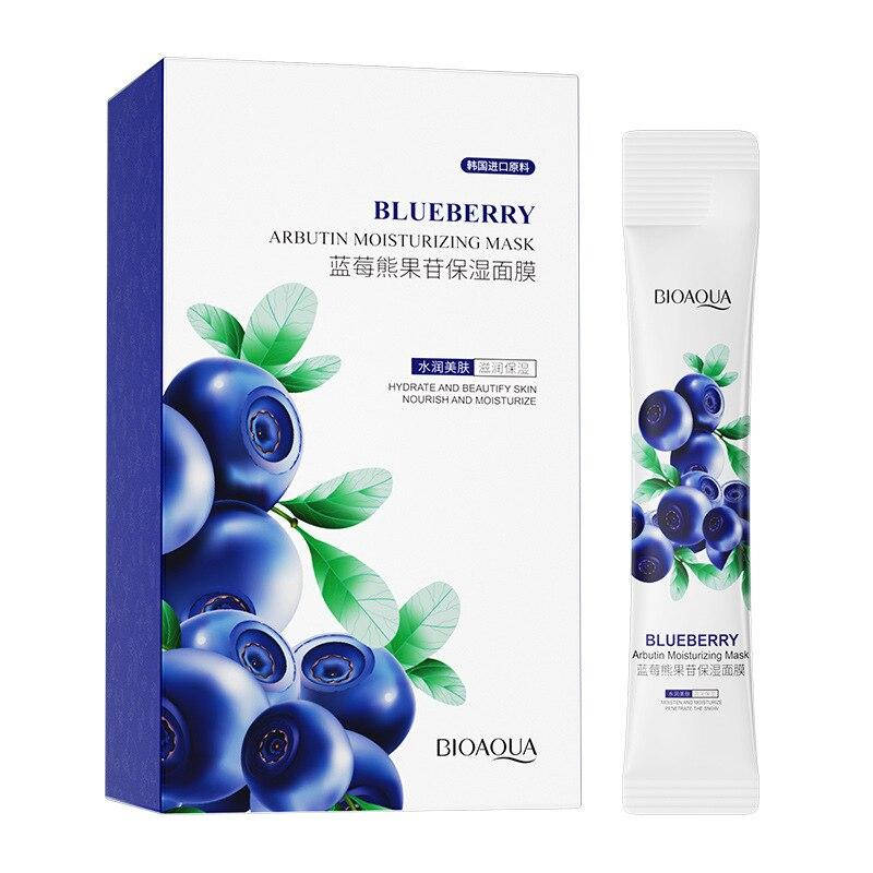 Набор увлажняющих и восстанавливающих масок с Черникой в сашетках BIOAQUA Blueberry Arbutin Moisturizing Mask
Набор увлажняющих и восстанавливающих масок с Черникой в сашетках BIOAQUA Blueberry Arbutin Moisturizing Mask