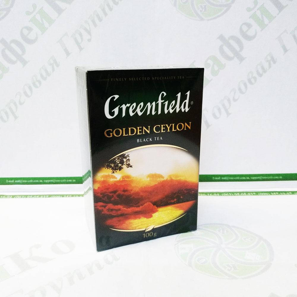 Чай Greenfield Golden Ceylon 100г 
Чай Greenfield Golden Ceylon 100г